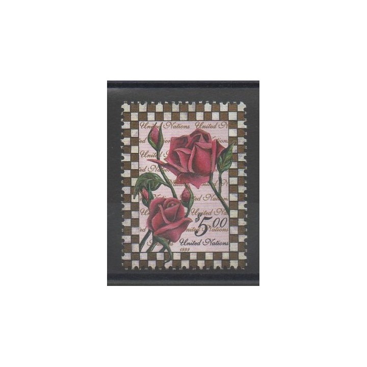 Timbres - Nations Unies (ONU - New-York) - 1999 - No 792 - roses