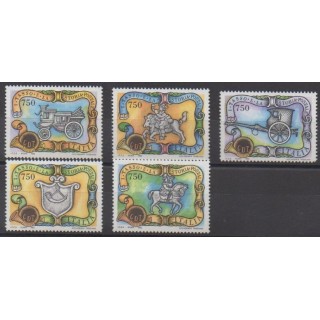 Buy this set of stamps of Italy of the year 1993 (Nb 2032/2036).