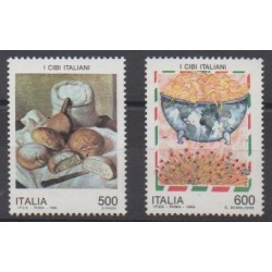 Italy - 1994 - Nb 2044/2045 - Gastronomy