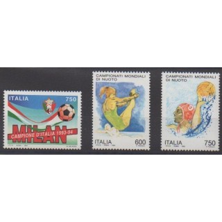 Acheter cette série de timbres d'Italie de l'année 1994 (No 2060/2062).