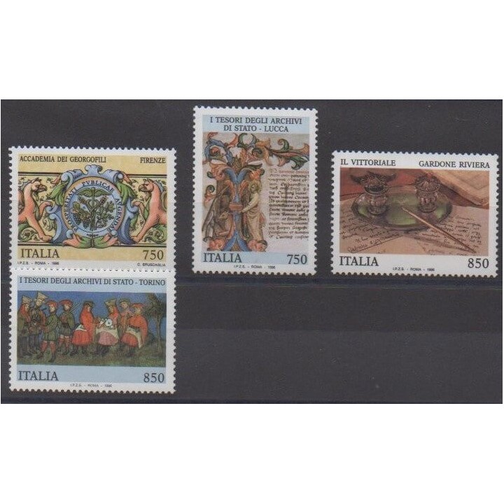 Buy this set of stamps of Italy of the year 1996 (Nb 2150/2153).