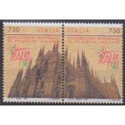 Italie - 1996 - No 2158/2159 - Exposition - Philatélie
