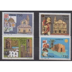 Italy - 1996 - Nb 2169/2172 - Churches