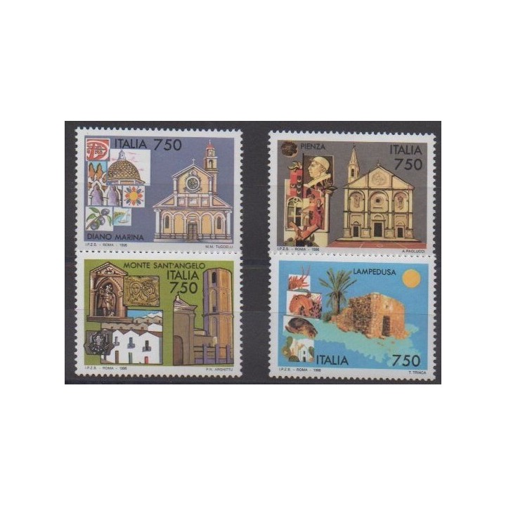 Acheter cette série de timbres d'Italie de l'année 1996 (No 2169/2172).