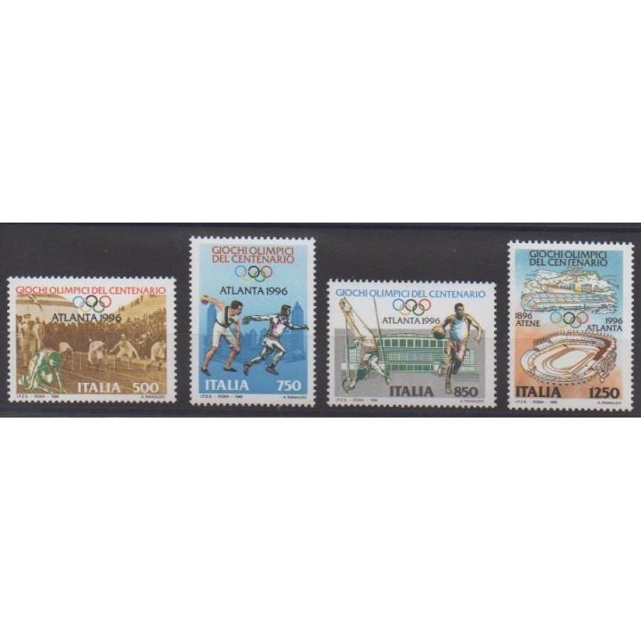Acheter cette série de timbres d'Italie de l'année 1996 (No 2178/2181).