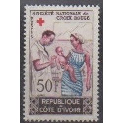 Côte d'Ivoire - 1964 - No 224 - Santé ou Croix-Rouge
