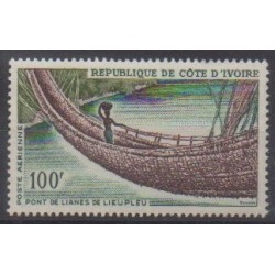 Côte d'Ivoire - 1965 - No PA34 - Ponts