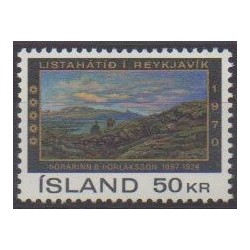 Iceland - 1970 - Nb 399 - Paintings