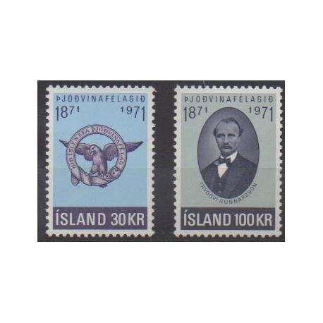 Iceland - 1971 - Nb 408/409