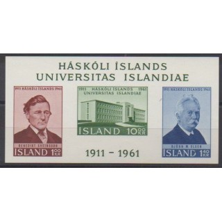 Acheter ce bloc-feuillet d'Islande de l'année 1961 (No BF3).