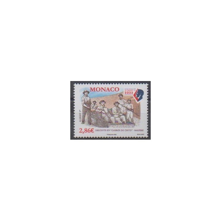 Buy this stamp of Monaco of the year 2022 (Albert 1er et Madère).
