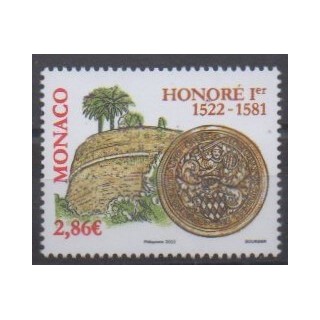 Acheter ce timbre de Monaco de l'année 2022 (Honoré 1er).