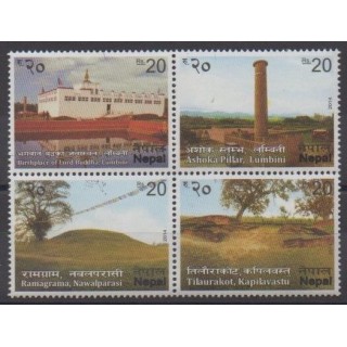 Buy this set of stamps of Nepal of the year 2014 (Nb 1096/1099).