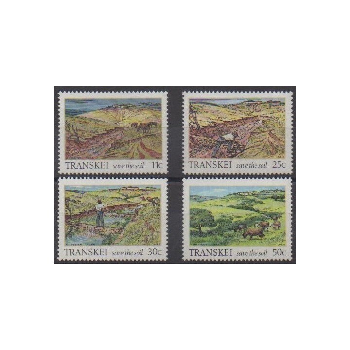 Buy this set of stamps of South Africa - Transkei of the year 1985 (Nb 163/166).