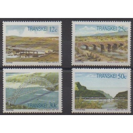 Afrique du Sud - Transkei - 1985 - No 168/171 - Ponts