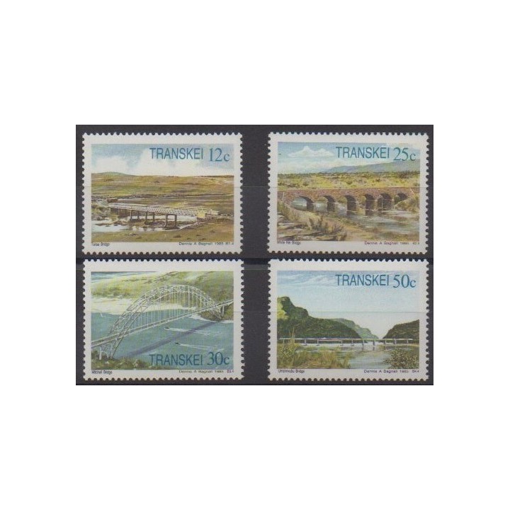 Acheter cette série de timbres d'Afrique du Sud - Transkei de l'année 1985 (No 168/171).