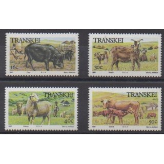 Acheter cette série de timbres d'Afrique du Sud - Transkei de l'année 1987 (No 210/213).