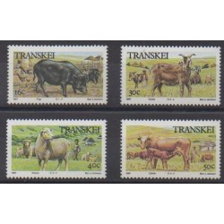 South Africa - Transkei - 1987 - Nb 210/213 - Mamals