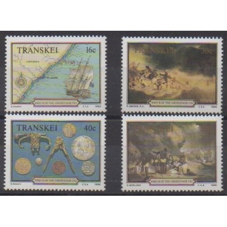 Afrique du Sud - Transkei - 1988 - No 222/225 - Navigation
