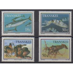 Afrique du Sud - Transkei - 1989 - No 238/241 - Vie marine