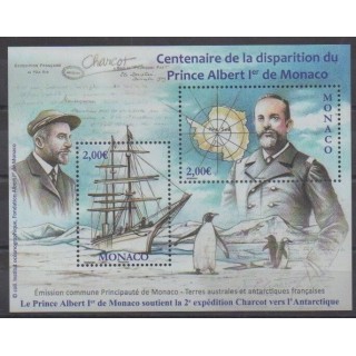 Buy this souvenir sheet  of Monaco of the year 2023 (Nb BF Albert 1er).