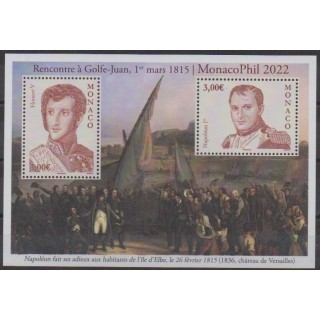 Buy this souvenir sheet  of Monaco of the year 2022 (Nb BF).