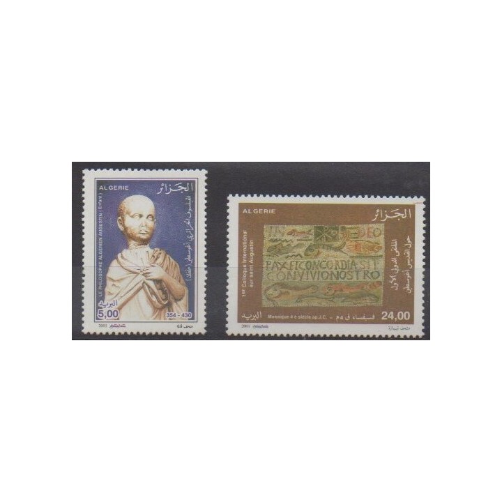 Buy this set of stamps of Algeria of the year 2001 (Nb 1280/1281).