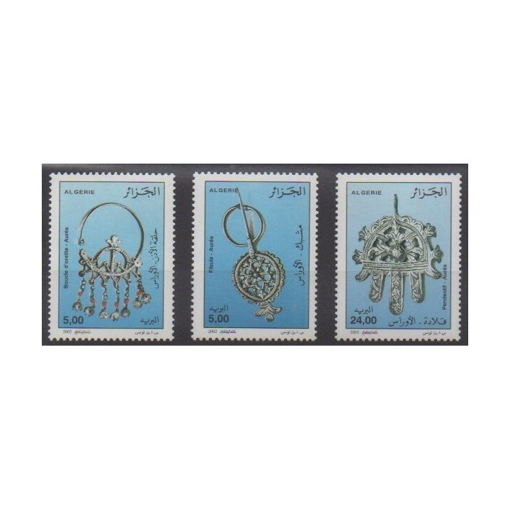 Buy this set of stamps of Algeria of the year 2002 (Nb 1302/1304).