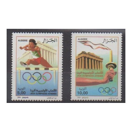 Algérie - 2004 - No 1359/1360 - Jeux Olympiques d'été