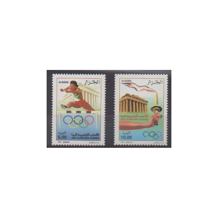 Acheter cette série de timbres d'Algérie de l'année 2004 (No 1359/1360).