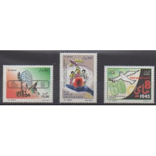 Buy this set of stamps of Algeria of the year 2005 (Nb 1402/1404).