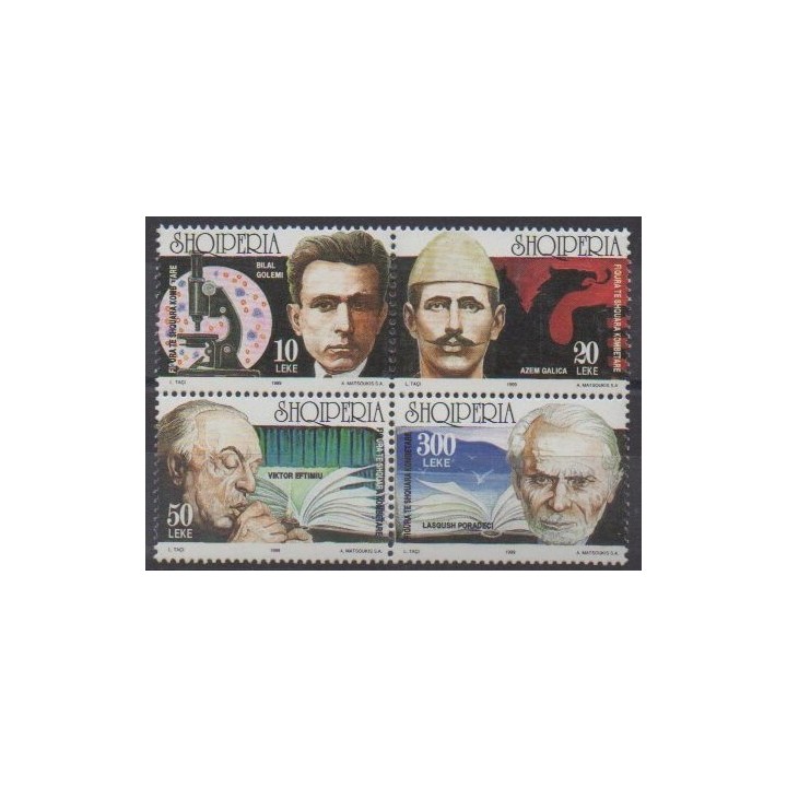 Acheter cette série de timbres d'Albanie de l'année 1999 (No 2474/2477).