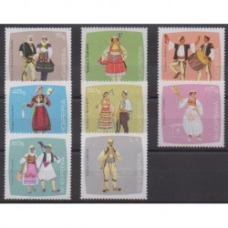 Albanie - 1967 - No 1001/1008 - Costumes - Folklore