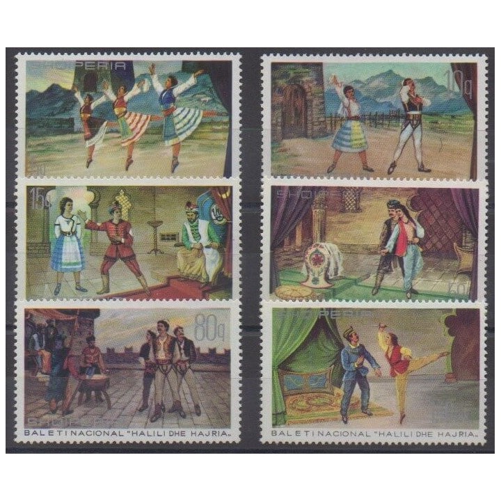 Acheter cette série de timbres d'Albanie de l'année 1971 (No 1338/1343).