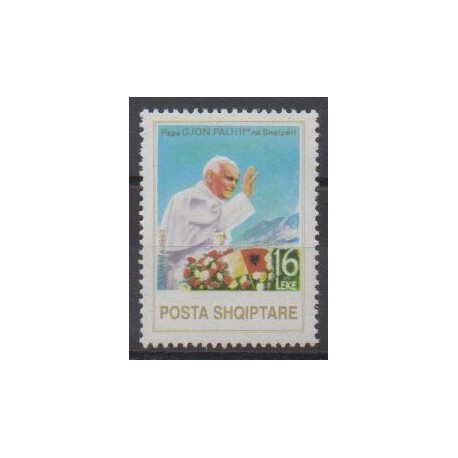 Albania - 1993 - Nb 2298 - Pope