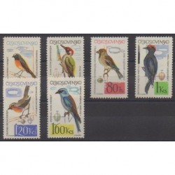 Czechoslovakia - 1964 - Nb 1361/1366 - Birds