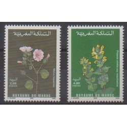 Maroc - 1995 - No 1177/1178 - Fleurs