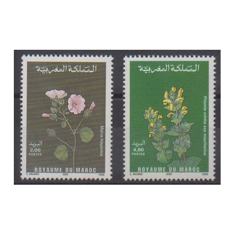 Maroc - 1995 - No 1177/1178 - Fleurs