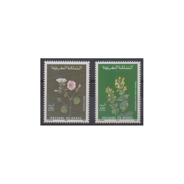 Buy this set of stamps of Morocco of the year 1995 (Nb 1177/1178).