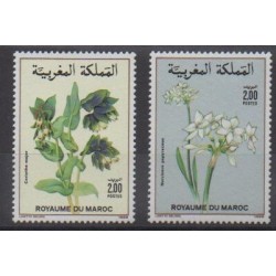 Maroc - 1989 - No 1070/1071 - Fleurs