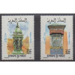Morocco - 2001 - Nb 1298/1299 - Monuments