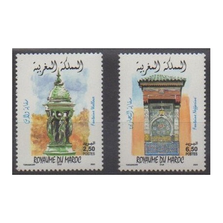 Maroc - 2001 - No 1298/1299 - Monuments