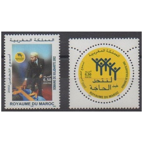 Maroc - 2002 - No 1312/1313