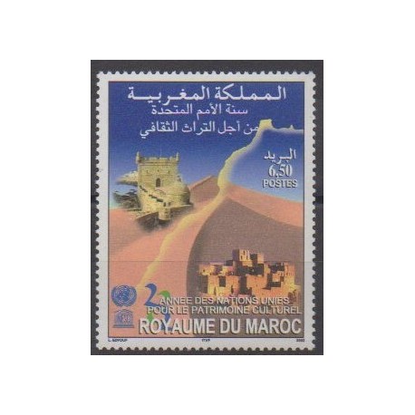 Maroc - 2002 - No 1316 - Nations unies