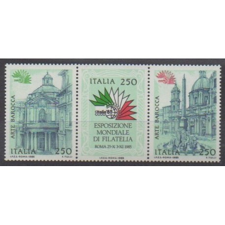 Italy - 1985 - Nb 1648/1650 - Philately - Art