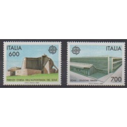 Italie - 1987 - No 1742/1743 - Monuments - Europa