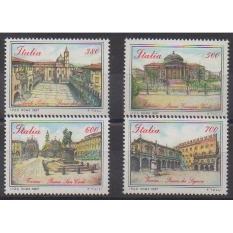 Italy - 1987 - Nb 1754/1757 - Monuments