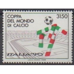 Italie - 1988 - No 1782 - Coupe du monde de football