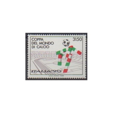 Italy - 1988 - Nb 1782 - Soccer World Cup