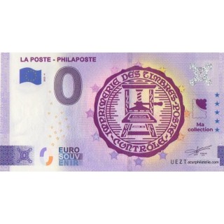 Billet souvenir touristique - 2022-4 - La Poste - Philaposte - (Paris)